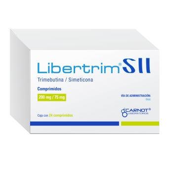 LIBERTRIM SII (TRIMEBUTINA/SIMETICONA) 200MG/75MG 24 COMP