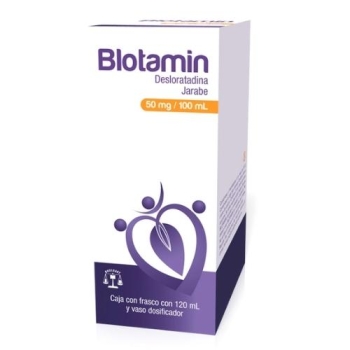 BLOTAMIN (DESLORATADINA) JARABE 50MG/100ML    *THIS PRODUCT IS ONLY AVAILABLE IN MEXICO