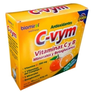 C-VYM (VITAMINAS CYB MINERALES) 10 SOBRES 9.0G EFERVESCENTE