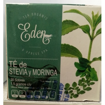 TE DE MORINGA CON ESTEVIA 30 SOBRES