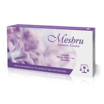 MESBRU Sol. Iny.   ( PERLUTAL ) c/1 AMP-JGA. 1 ML. 150/10 MG.