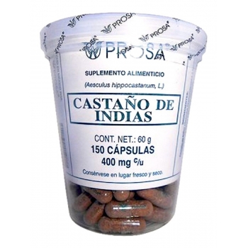 CASTAÑO DE INDIAS 400MG 150 CAPSULAS  PROSA