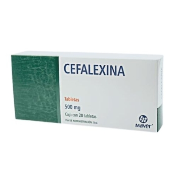 CEFALEXINA  (maver) C/20 TABS 500 MG