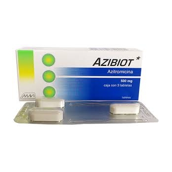 AZIBIOT (AZITROMICINA) 3TAB 500MG