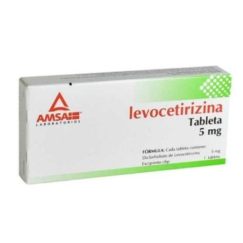 LEVOCETIRIZINA (LEVOCETIRIZINE DICLOHYDRATE) 5MG 10 TABLETS