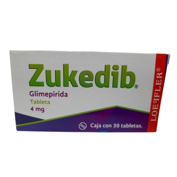 ZUKEDIB (GLIMEPIRIDA) 4MG 30 TABLETAS