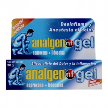 ANALGEN NF GEL (NAPROXENO/LIDOCAINA) 30G 1 TUBO