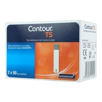 CONTOUR TS (POTASSIUM FERROCIANIDE) 2 X 50 REACTIVE STRIPS