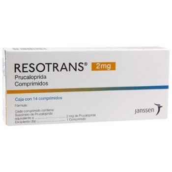 RESOTRANS (PRUCALOPRIDA) 2MG 14 COMPRIMIDOS