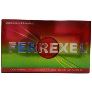 FERREXEL (HIERRO LIPOSOMADO Y ACIDO FOLICO) 60 CAPSULAS