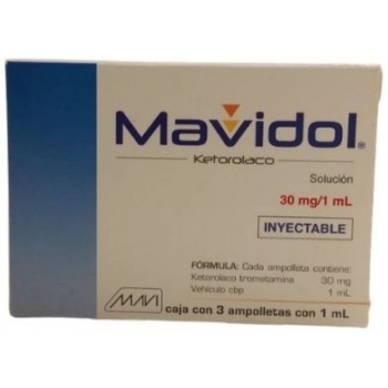 MAVIDOL (KETOROLACO) 1ML SOLUTION INJECTABLE