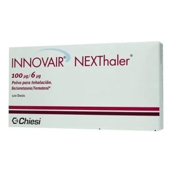 INNOVAIR NEXTHALER (BECLOMETASONA/FORMOTEROL) 100UG/6UG  120 DOSIS