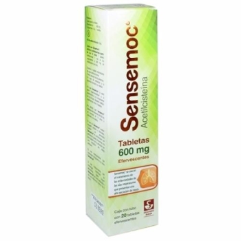 SENSEMOC (ACETYL CYSTEINE ) 600 MG EFFERVESCENT TABLETS