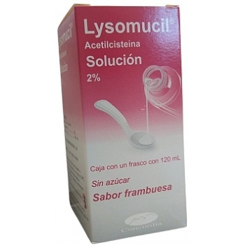 LYSOMUCIL (ACETYL CYSTEINE) BOTTLE WITH 120 ML