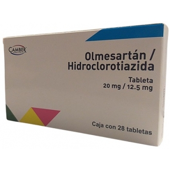 OLMESARTAN/ HIDROCLOROTHIAZIDE (OLMESARTAN/ HIDROCLOROTHIAZIDE) 20 MG 28 TABLETS