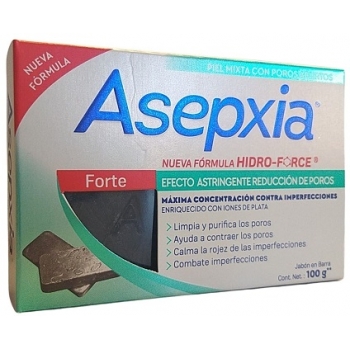 ASEPXIA FORTE EFECTO ASTRIGENTE REDUCCION DE POROS PIEL MIXTA JABON EN BARRA 100G