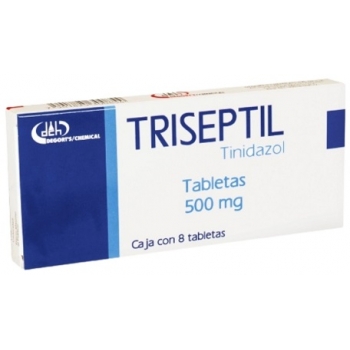 TRISEPTIL (TINIDAZOL) 500 MG 8 TABLETAS