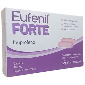 EUFENIL FORTE (IBUPROFENE) 400MG 10 CAPSULES