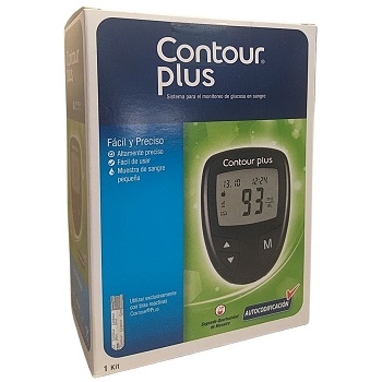 CONTOUR PLUS BLOOD GLUCOSE MONITORING SYSTEM 1 KIT