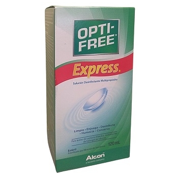 OPTI FREE EXPRESS SOLUCION DESINFECTANTE MULTIPROPOSITO SOLUCION 120 ML