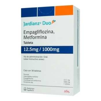 JARDIENZ DUO (EMPAGLIFLOZIN / METFORMIN) 12.5MG / 1000MG