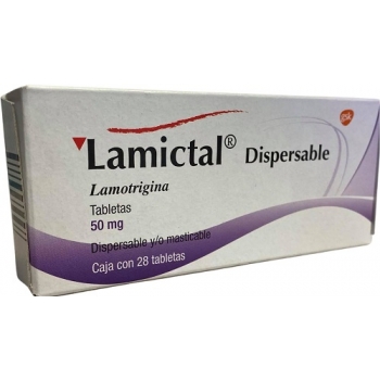 LAMICTAL (LAMOTRIGINA) 50 MG 28 TABLETAS