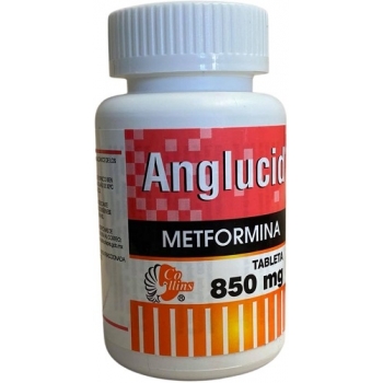 ANGLUCID (METFORMINA) 850 MG 50 TABLETAS