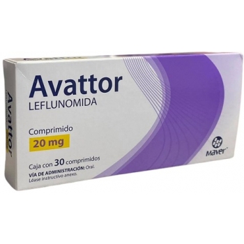 AVATTOR (LEFLUNOMIDA) 20 MG 30 COMPRIMIDOS