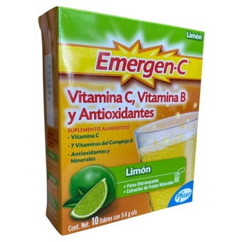 EMERGEN-C LIMON 10 SOBRES DE POLVO EFERVESCENTE