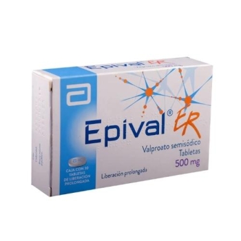 EPIVAL ER 500MG 30 TABLETAS