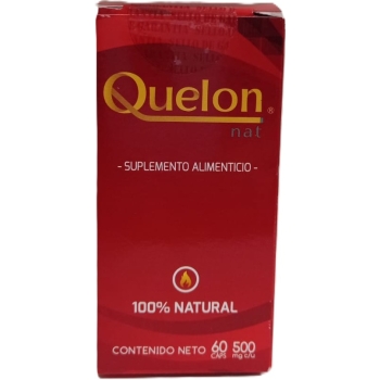 QUELON NAT (quema lonja) 60 CAPS 500MG