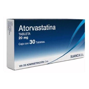 ATORVASTATINA 20MG C/30 TABS (SUANCA)