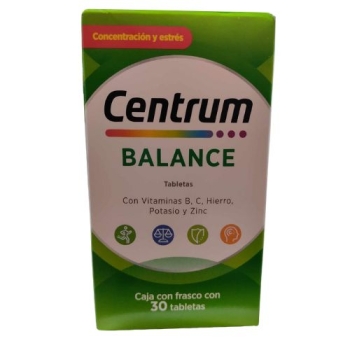 CENTRUM BALANCE VITAMINAS Y MINERALES 30 TABS