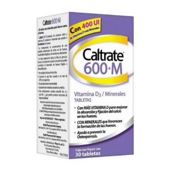 CALTRATE 600+M 30 TABLETS