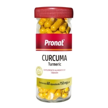 CÚRCUMA SUPLEMENTO ALIMENTICIO 750 MG 60 CÁPSULAS