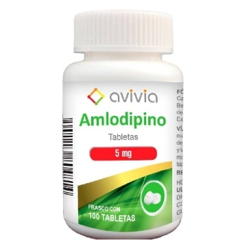 AMLODIPINO 5MG 100TABLETAS