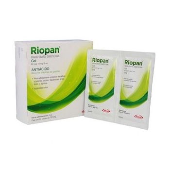 RIOPAN (MAGALDRATO, DIMETICONA) 10ML 20SOBRES