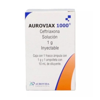 AUROVIAX 1000 (CEFTRIAXONE) 1G 1JAR