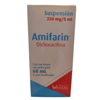 AMIFARIN (DICLOXACILINA)  250 MG / 5 ML