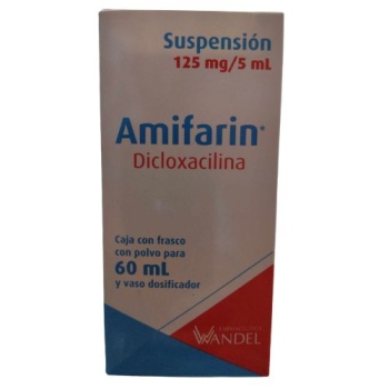 AMIFARIN (DICLOXACILINA)  125 MG / 5 ML