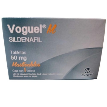 VOGUEL M (SILDENAFIL) 50MG 1 TABLETA MASTICABLE