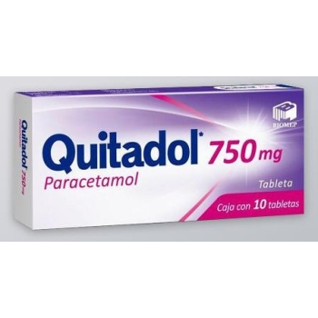 QUITADOL (PARACETAMOL) 750MG 10 TABLETS