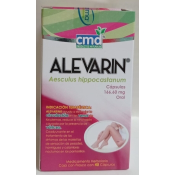 ALEVARIN 166.60MG ORAL CON 45 CAPSULAS