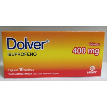 DOLVER 400MG (IBUPROFEN) WITH 10 TABLETS