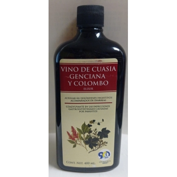 Quassia Gentian and Colombo Wine Elixir Solution 400ml