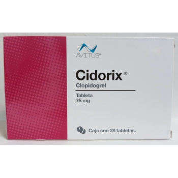 CIDORIX (CLOPIDOGREL) 75MG WITH 28 TABLETS