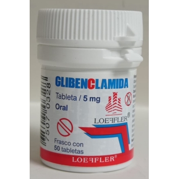 GLIBENCLAMIDA (LOEFFLER) 5MG CON 50 TABLETAS