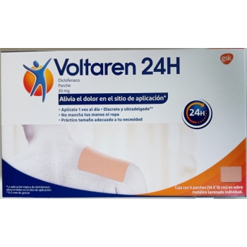 VOLTAREN 24H 30MG CAJA CON 5 PARCHES