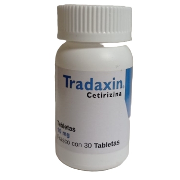 TRADAXIN (CETIRIZINE) 10MG WITH 30 TABLETS