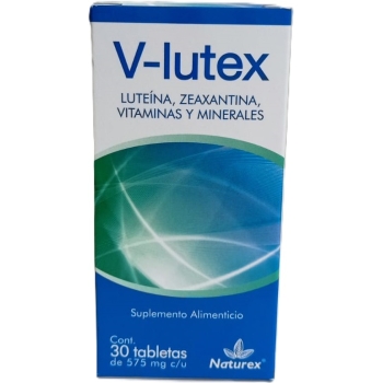 V-LUTEX (Lutein, Zeaxanthin, Vitamins and Minerals) 575MG WITH 30 TABLETS